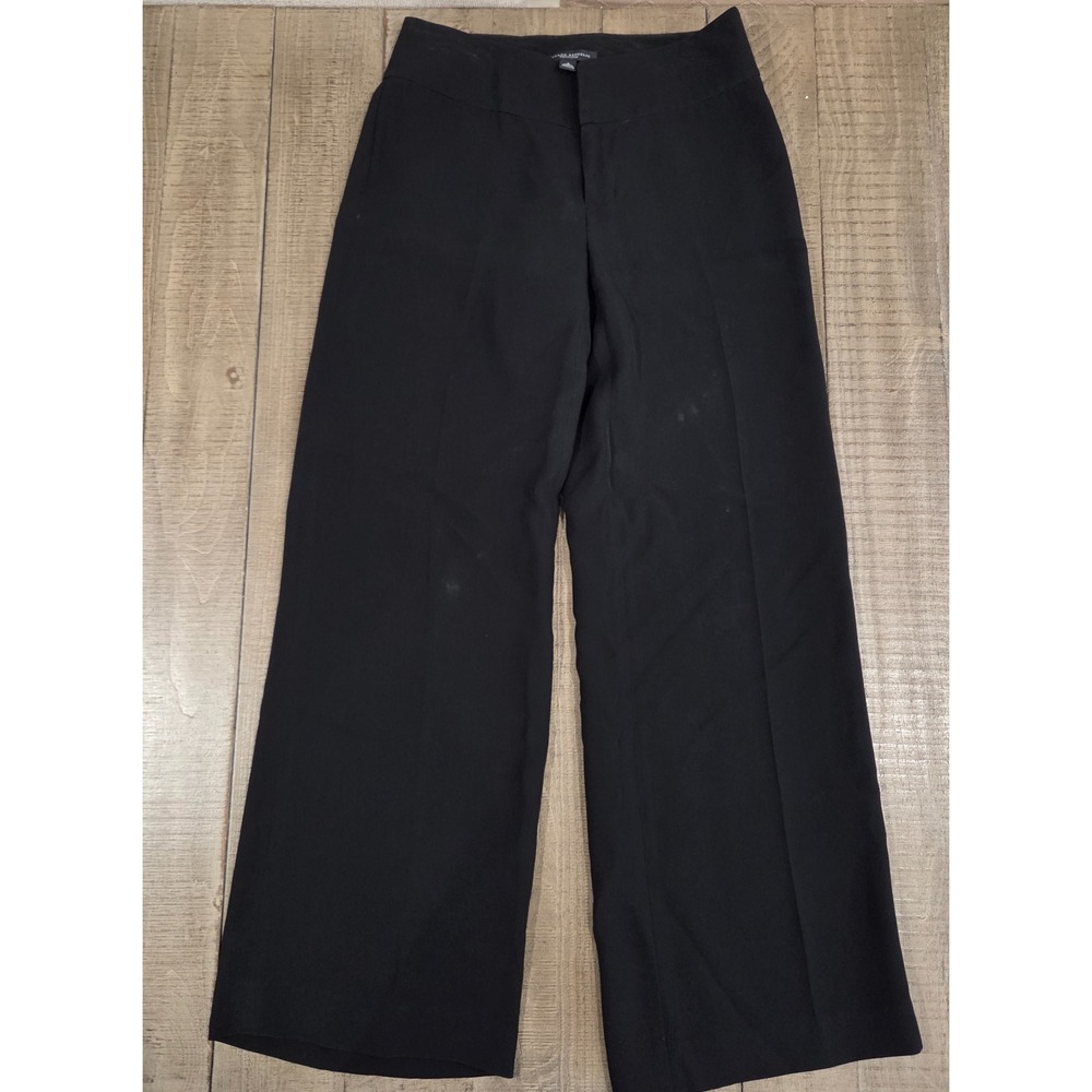 Banana Republic Harrison Fit Black Dress Pants Womens Size 4 Straight Leg 325057